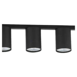 Plafoniere Moderne-Selezionato da Mazzolaluce Plafoniera 100cm nera per cucina moderna