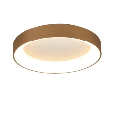 Plafoniere Moderne-Selezionato da Mazzolaluce Plafoniera 38cm oro anello led 30w 2700k-5000k con telecomando app