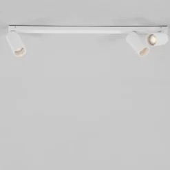 Plafoniere Moderne-Selezionato da Mazzolaluce Plafoniera con faretti bianca 3 luci orientabili gu10