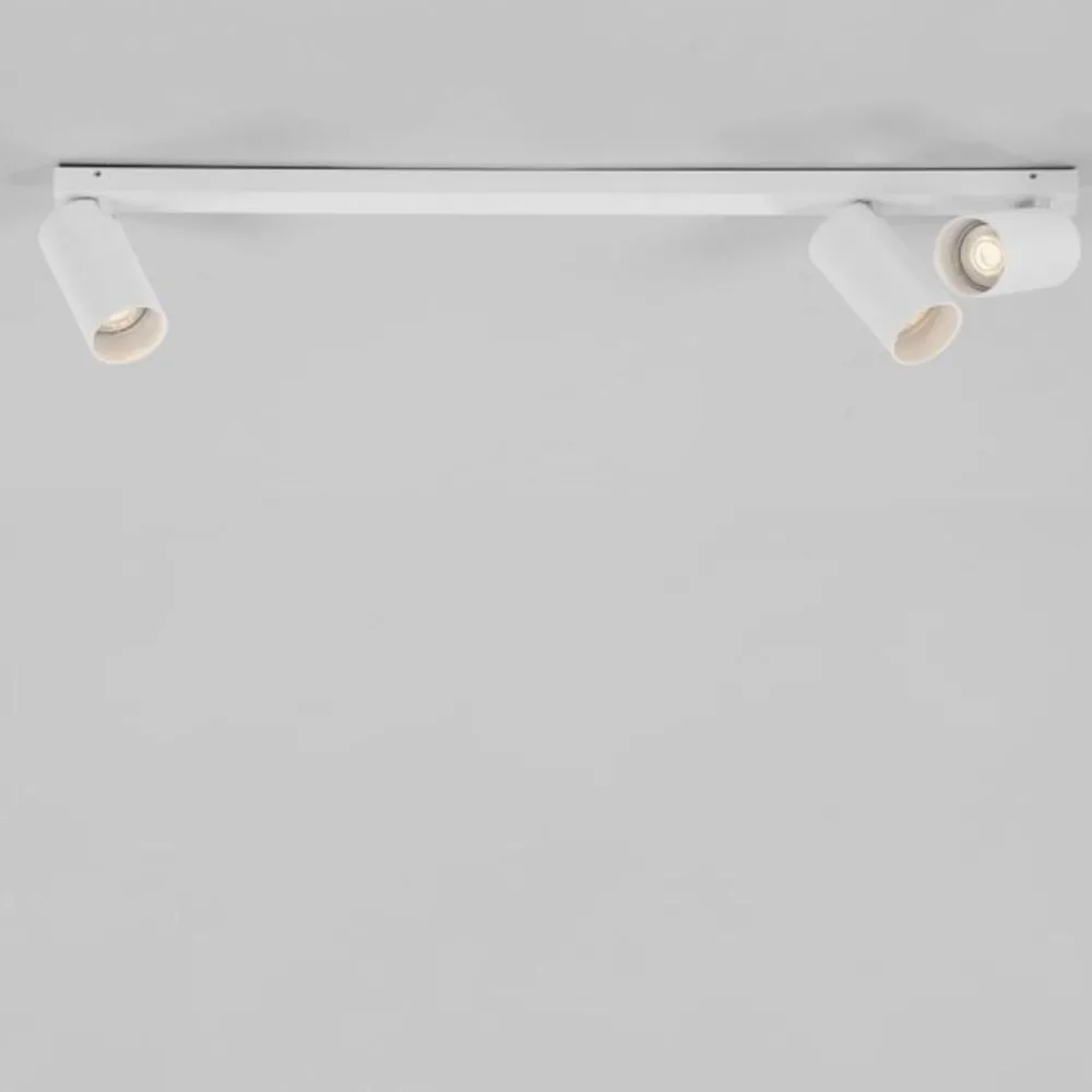 Plafoniere Moderne-Selezionato da Mazzolaluce Plafoniera con faretti bianca 3 luci orientabili gu10