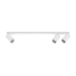 Plafoniere Moderne-Selezionato da Mazzolaluce Plafoniera con faretti bianca 3 luci orientabili gu10
