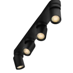 Plafoniere Moderne-Selezionato da Mazzolaluce Plafoniera con faretti da cucina 4 luci minimal