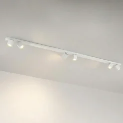 Plafoniere Moderne-Perenz Illuminazione Plafoniera con lampade orientabili bianca 200cm oddy perenz