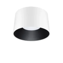 Plafoniere Moderne-Selezionato da Mazzolaluce Plafoniera cono bianco nero per cucina moderna led 24w 3000k