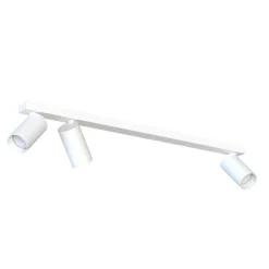 Plafoniere Moderne-Selezionato da Mazzolaluce Plafoniera con 3 spot led orientabili bianco