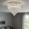 Plafoniere Moderne-Ideal Lux Plafoniera contemporanea dubai pl6 cromo cristalli