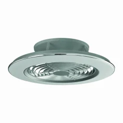 Ventilatori Da Soffitto-Selezionato da Mazzolaluce Plafoniera con ventilatore argento led con telecomando app