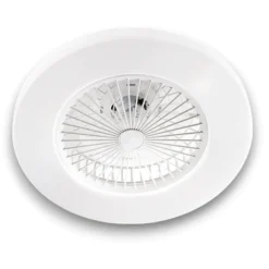 Ventilatori Da Soffitto-Selezionato da Mazzolaluce Plafoniera con ventilatore bianco silenzioso 13mq con telecomando