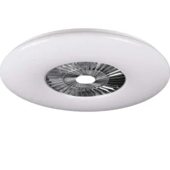Ventilatori Da Soffitto-Selezionato da Mazzolaluce Plafoniera con ventilatore da soffitto bianco luce telecomando