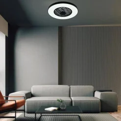 Ventilatori Da Soffitto-Selezionato da Mazzolaluce Plafoniera con ventilatore luce rgbw telecomando