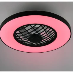 Ventilatori Da Soffitto-Selezionato da Mazzolaluce Plafoniera con ventilatore luce rgbw telecomando