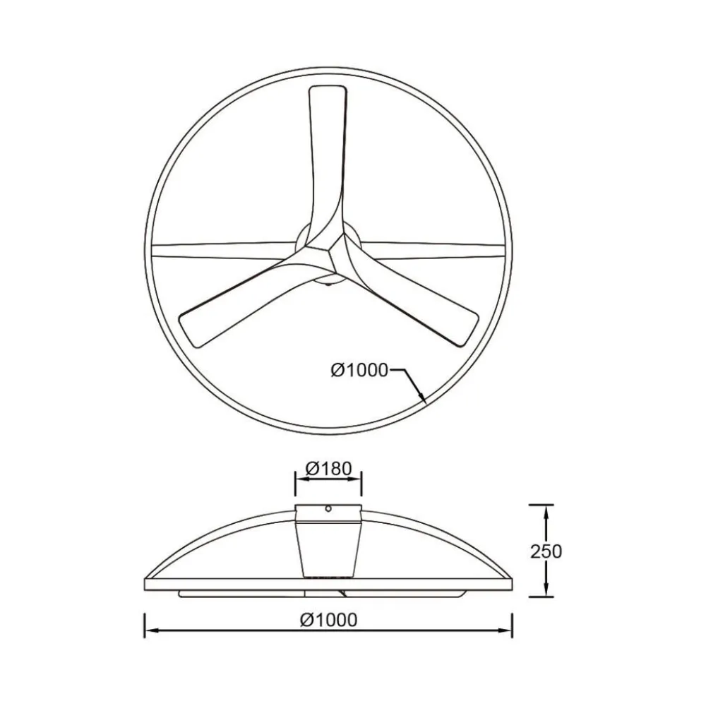 Ventilatori Da Soffitto-Selezionato da Mazzolaluce Plafoniera con ventilatore led cct bianco pale legno 13mq con telecomando