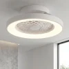 Ventilatori Da Soffitto-Selezionato da Mazzolaluce Plafoniera con ventilatore led cct bianco stanza 13mq con telecomando