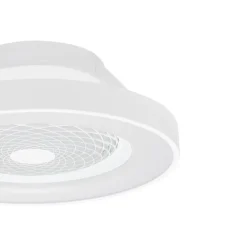Ventilatori Da Soffitto-Selezionato da Mazzolaluce Plafoniera con ventilatore led cct bianco stanza 13mq con telecomando