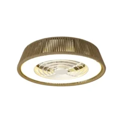 Ventilatori Da Soffitto-Selezionato da Mazzolaluce Plafoniera con ventilatore 25mq corda led cct dimmerabile telecomando
