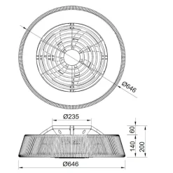 Ventilatori Da Soffitto-Selezionato da Mazzolaluce Plafoniera con ventilatore 25mq corda led cct dimmerabile telecomando