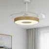 Ventilatori Da Soffitto-Selezionato da Mazzolaluce Plafoniera con ventilatore stanza 13mq bianca luce led cct telecomando e app
