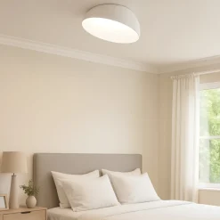 Plafoniere Moderne-Ideal Lux Plafoniera corolla-2 pl per cucina 24w 3000k bianca