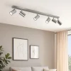 Plafoniere Moderne-Selezionato da Mazzolaluce Plafoniera cromo con faretti orientabili per cucina