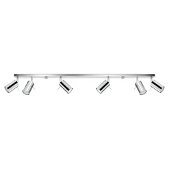 Plafoniere Moderne-Selezionato da Mazzolaluce Plafoniera cromo con faretti orientabili per cucina