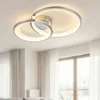 Plafoniere Moderne-Selezionato da Mazzolaluce Plafoniera cromo lucido design moderna led 29w 3000k dimmerabile