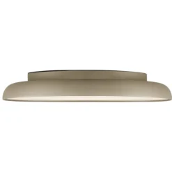 Plafoniere Moderne-Selezionato da Mazzolaluce Plafoniera cucina moderna disco champagne led dimmerabile design