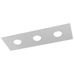 Plafoniere Moderne-Top Light Plafoniera cucina moderna rettangolare grigio toplight