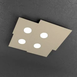 Plafoniere Moderne-Top Light Plafoniera cucina moderna sabbia plate