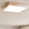 Plafoniere Moderne-Selezionato da Mazzolaluce Plafoniera cucina quadrata bianco legno led 20w 3000k dimmerabile moderna