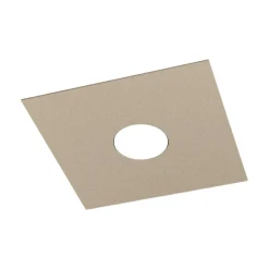 Plafoniere Moderne-Top Light Plafoniera cucina quadrata moderna sabbia plate