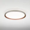 Plafoniere Moderne-Vivida International Plafoniera cucina vivida atena rotonda rame e argento led 48w 3000k 4000k