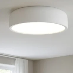 Plafoniere Moderne-Selezionato da Mazzolaluce Plafoniera cupola bianca moderna da soffitto per cucina