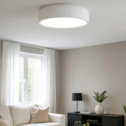 Plafoniere Moderne-Selezionato da Mazzolaluce Plafoniera cupola bianca moderna da soffitto per cucina
