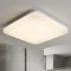 Plafoniere Bagno-IsyLuce Plafoniera da bagno quadrata bianca moderna led cct