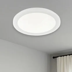 Plafoniere Bagno-Selezionato da Mazzolaluce Plafoniera da bagno rotonda bianca led 15w 3000k ip44