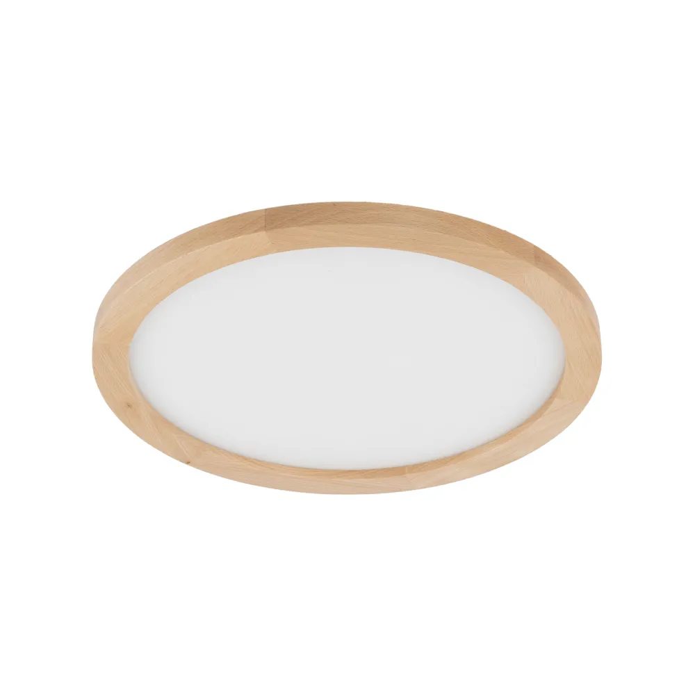 Plafoniere Bagno-Selezionato da Mazzolaluce Plafoniera da bagno scandinava 36w led cct in legno