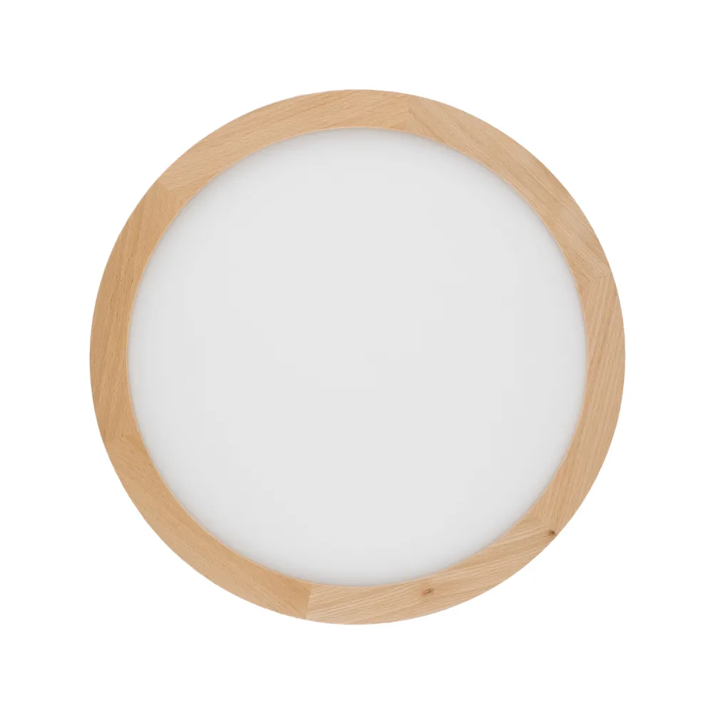 Plafoniere Bagno-Selezionato da Mazzolaluce Plafoniera da bagno scandinava 36w led cct in legno