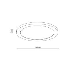 Plafoniere Bagno-Selezionato da Mazzolaluce Plafoniera da bagno scandinava 36w led cct in legno