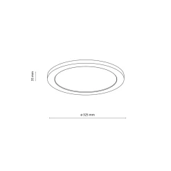 Plafoniere Bagno-Selezionato da Mazzolaluce Plafoniera da bagno scandinava di legno led 24w cct ip54
