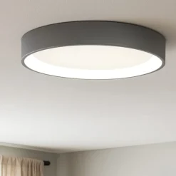 Plafoniere Moderne-Affralux Plafoniera da cucina antracite led 3200k band diodi