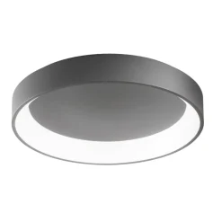 Plafoniere Moderne-Affralux Plafoniera da cucina antracite led 3200k band diodi