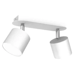Plafoniere Moderne-Selezionato da Mazzolaluce Plafoniera da cucina bianca con faretti orientabili fp