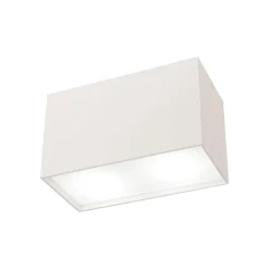Plafoniere Moderne-Selezionato da Mazzolaluce Plafoniera da cucina bianca rettangolare fp