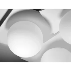 Plafoniere Moderne-Sforzin Illuminazione Plafoniera da cucina cicladi sforzin bianca moderna