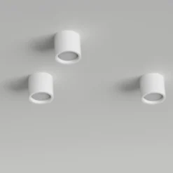 Plafoniere Moderne-Selezionato da Mazzolaluce Plafoniera da cucina cilindrica lampadina gx53