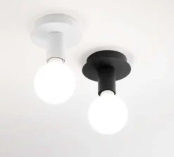 Plafoniere Moderne-Perenz Illuminazione Plafoniera da cucina cilindro bianco