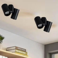 Plafoniere Moderne-Selezionato da Mazzolaluce Plafoniera da cucina con faretti per illuminazione pensili