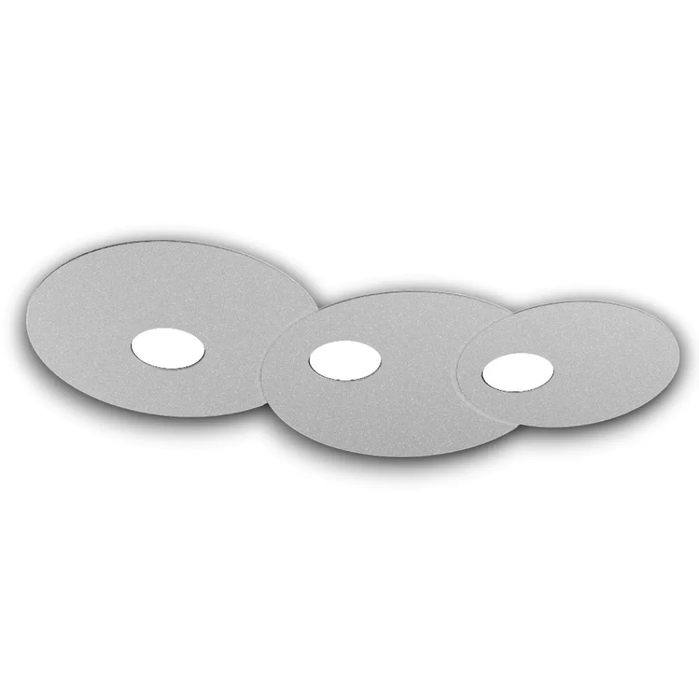 Plafoniere Moderne-Top Light Plafoniera da cucina design moderna grigio toplight cloud