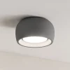 Plafoniere Moderne-Sforzin Illuminazione Plafoniera da cucina grigia moderna sforzin mysia
