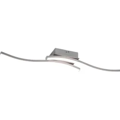 Plafoniere Moderne-Selezionato da Mazzolaluce Plafoniera da cucina grigio nichel led 4000k